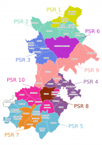 Carte des PSR