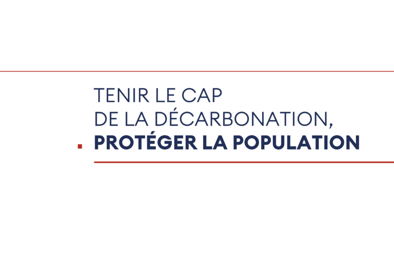 Tenir le cap de la décarbonation, protéger la population – Haut Conseil pour le Climat